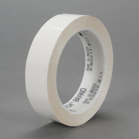 3M Polyester Film Tape 850, White, 1/2 In X 72 Yd, 1.9 Mil 7000122499